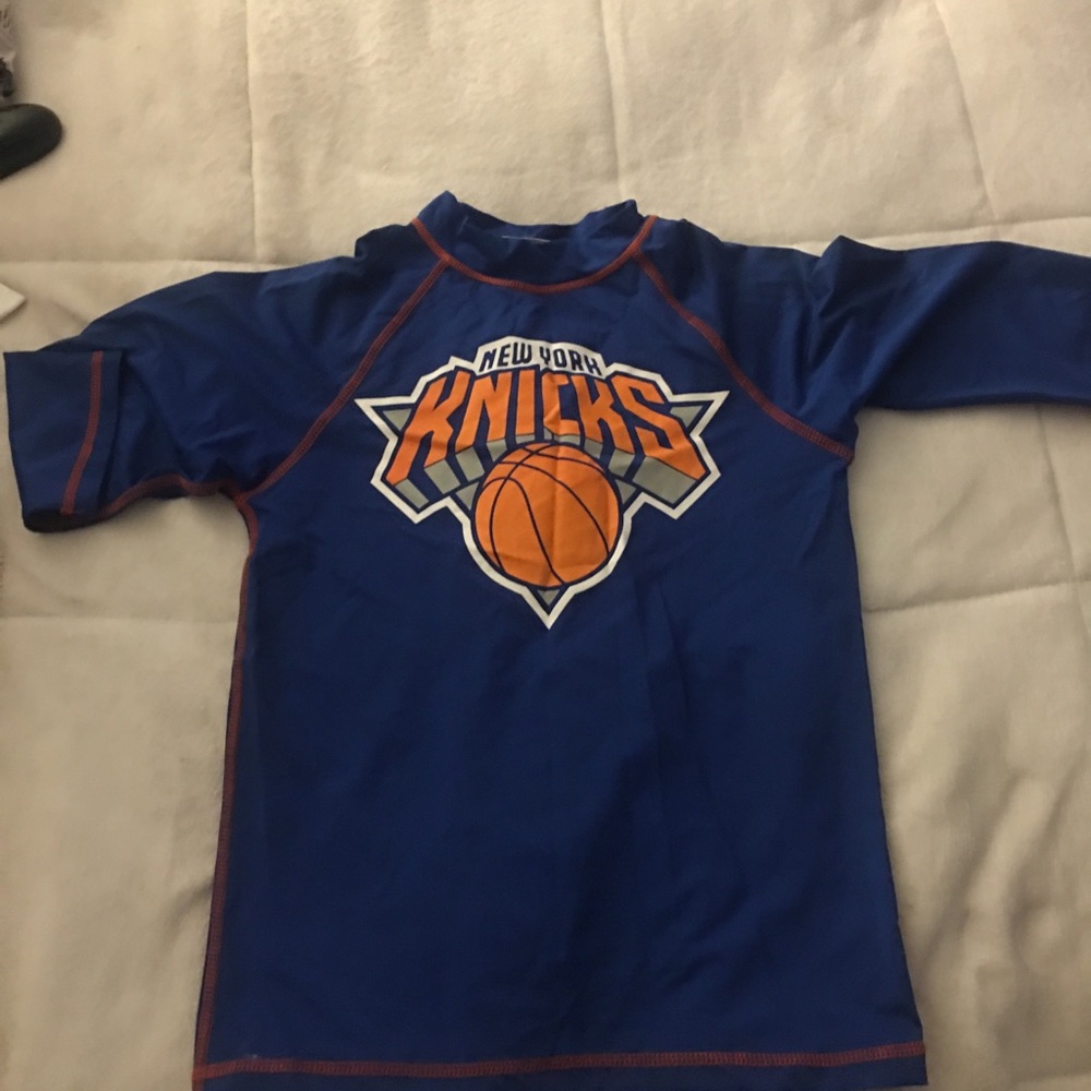 Knicks NBA RashGuard & Swim Shirt Size 14-16 Large